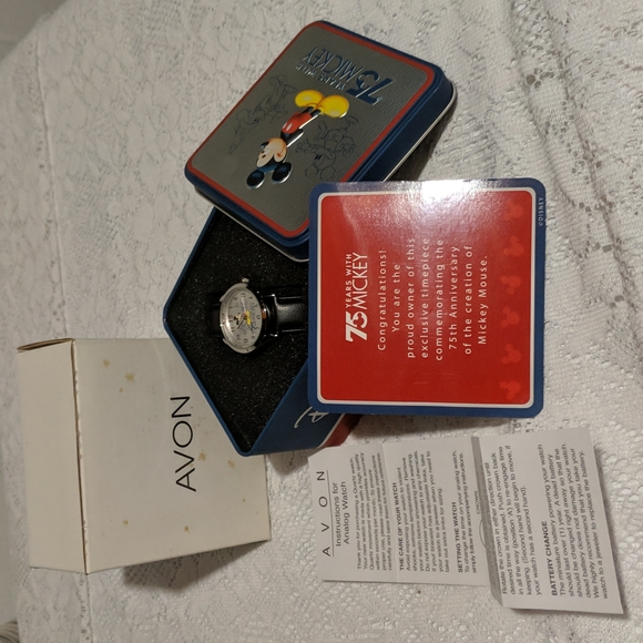 Avon & Disney Accessories - 75 years w/Mickey Watch NWOT